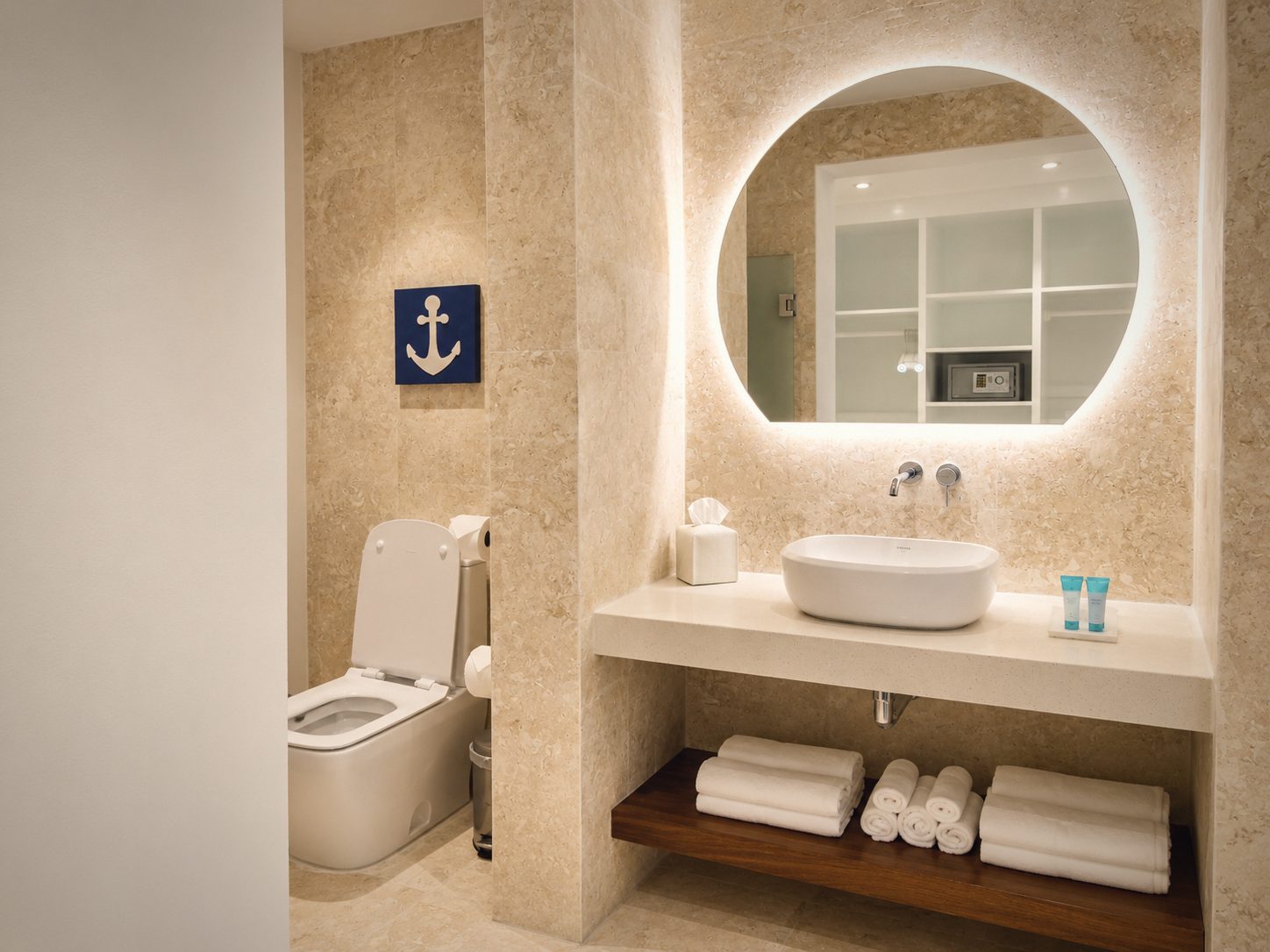 A guest bathroom, Villa Aurelia, Casa de Campo