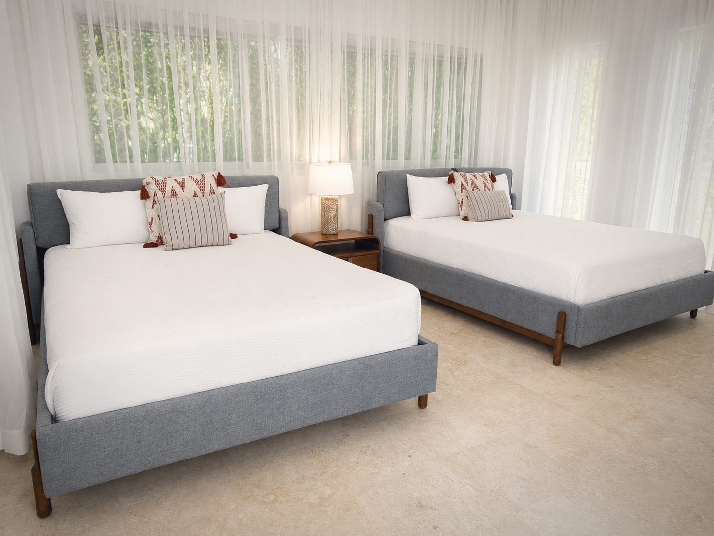 A twin room, Villa Aurelia, Casa de Campo