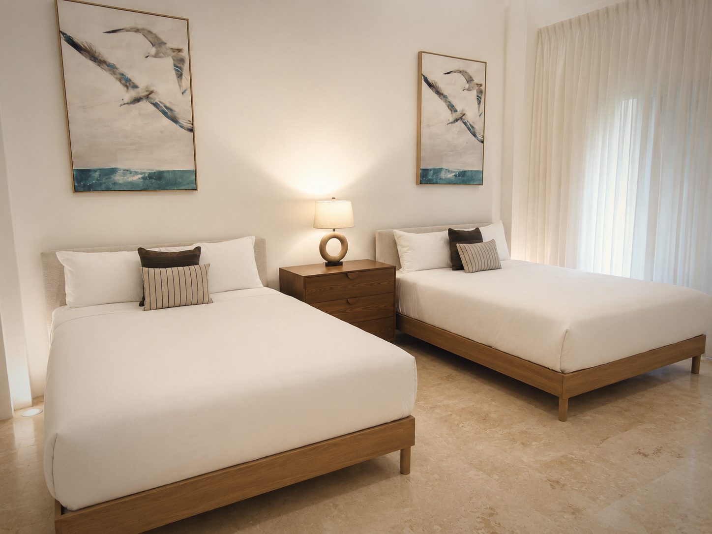 A twin room, Villa Aurelia, Casa de Campo