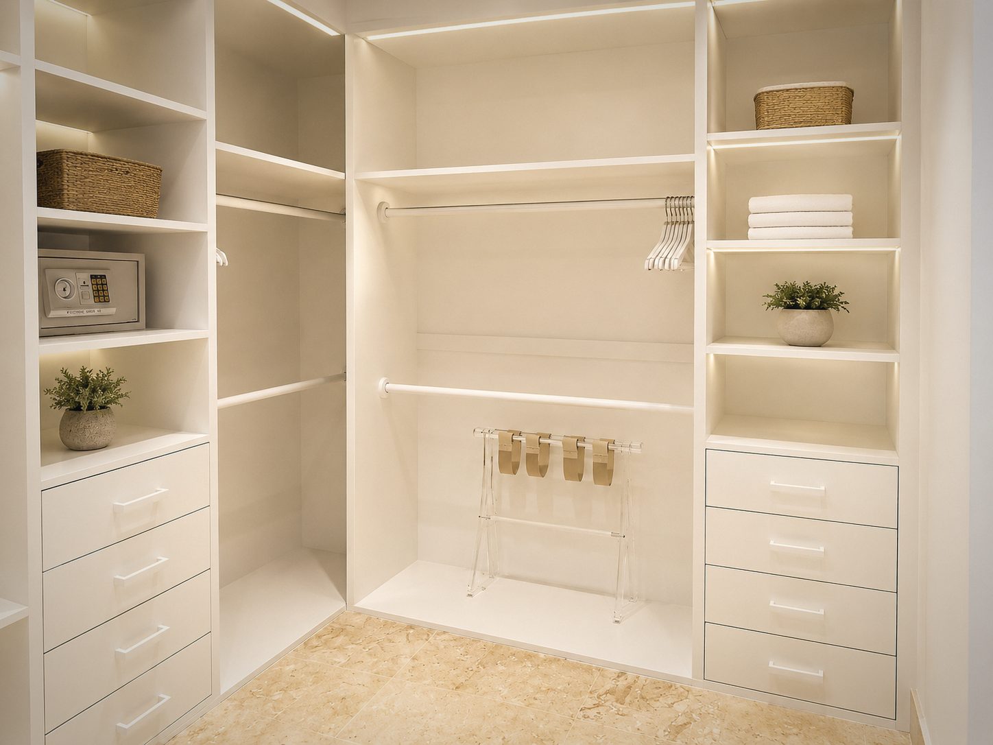 A guest dressing room, Villa Aurelia, Casa de Campo