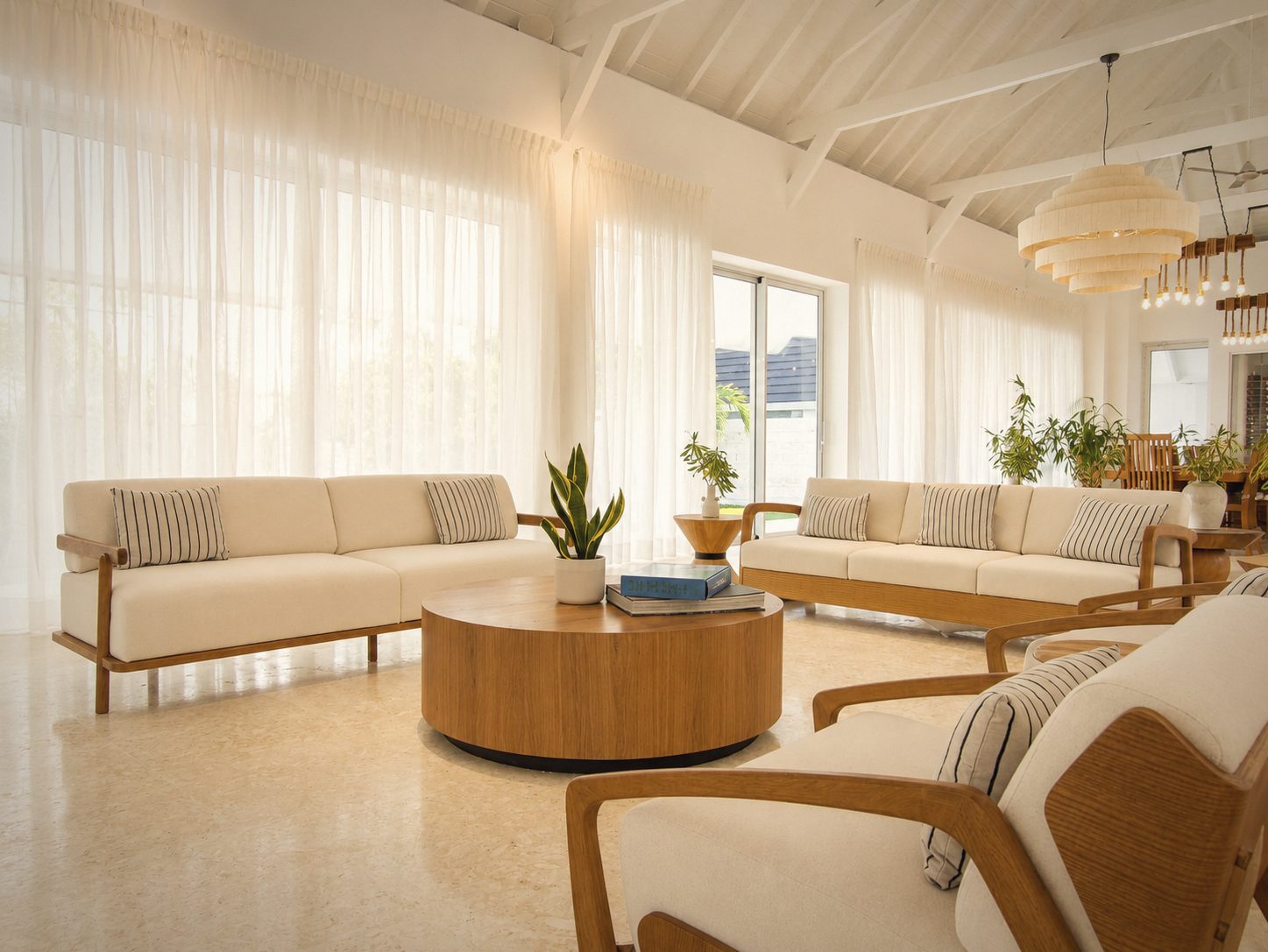 Sitting, towards the terrace, Villa Aurelia, Casa de Campo