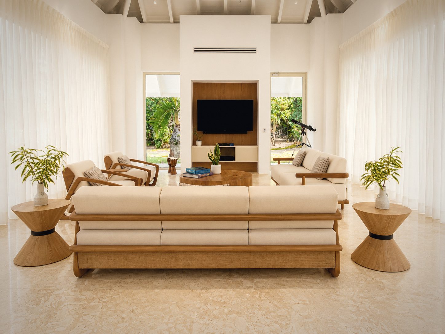 The same room, looking back, Villa Aurelia, Casa de Campo