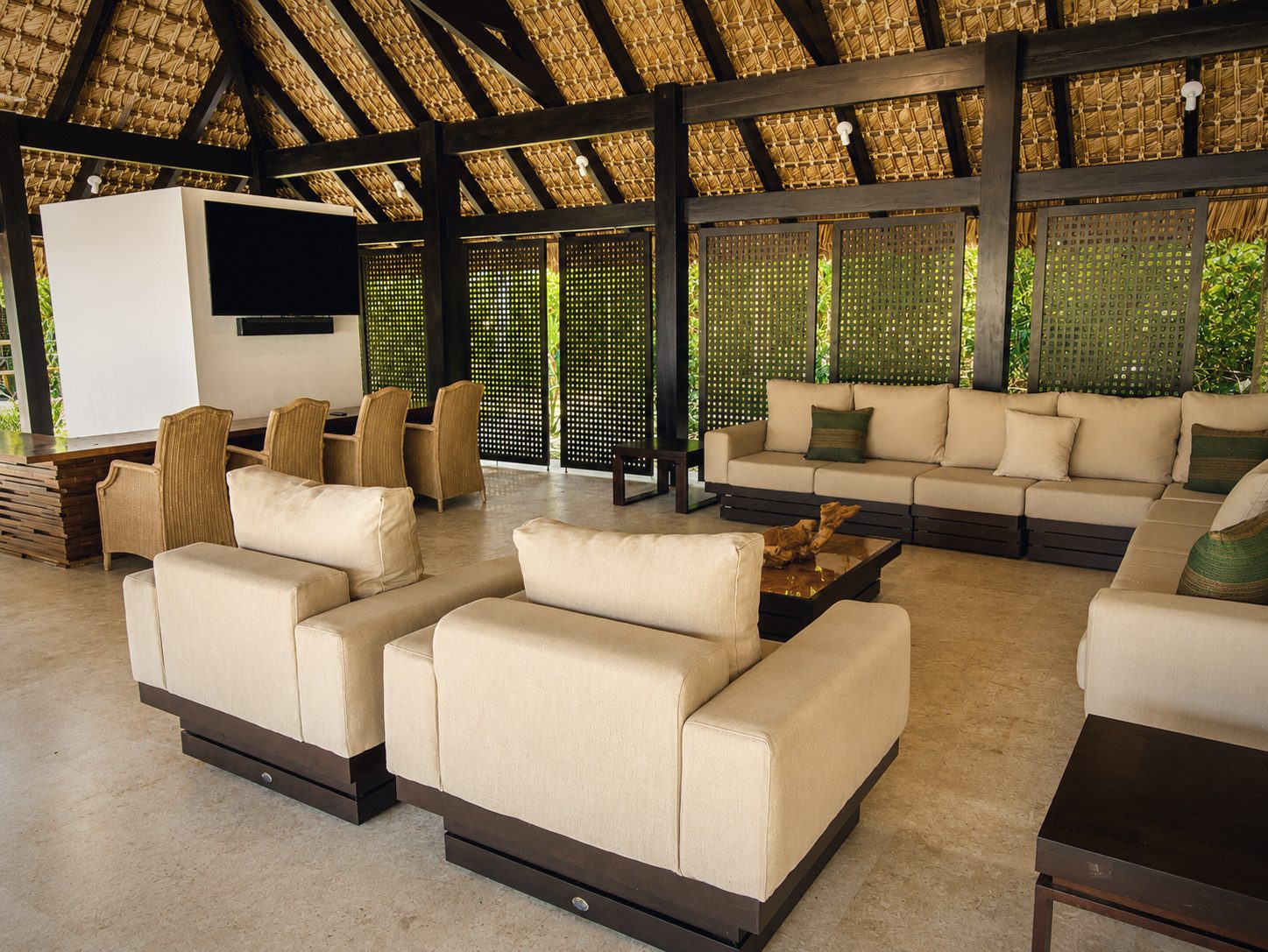 The palapa lounge, Villa Aurelia, Casa de Campo