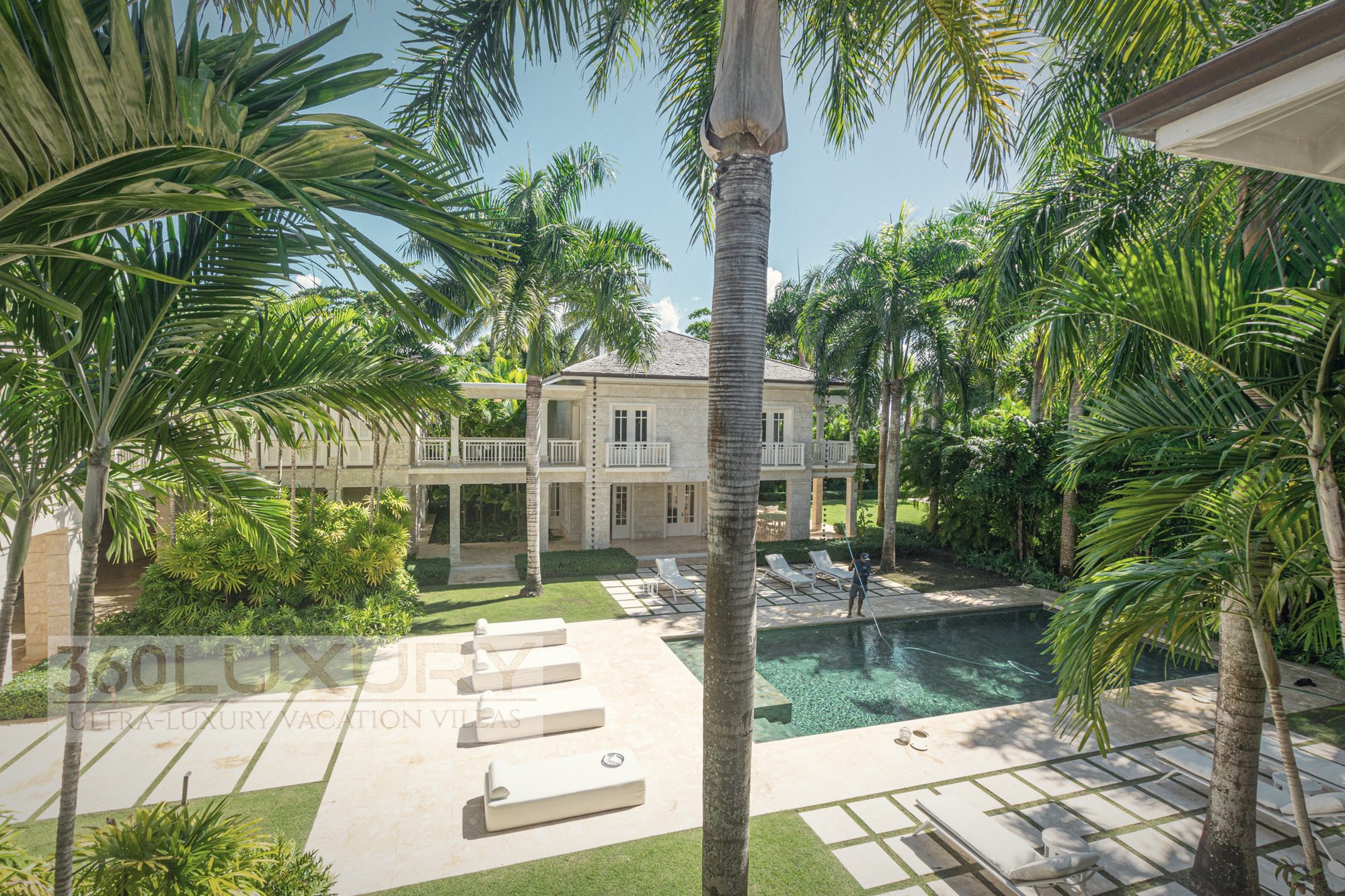 The gardens from the other corner, Villa Bellarive, Casa de Campo