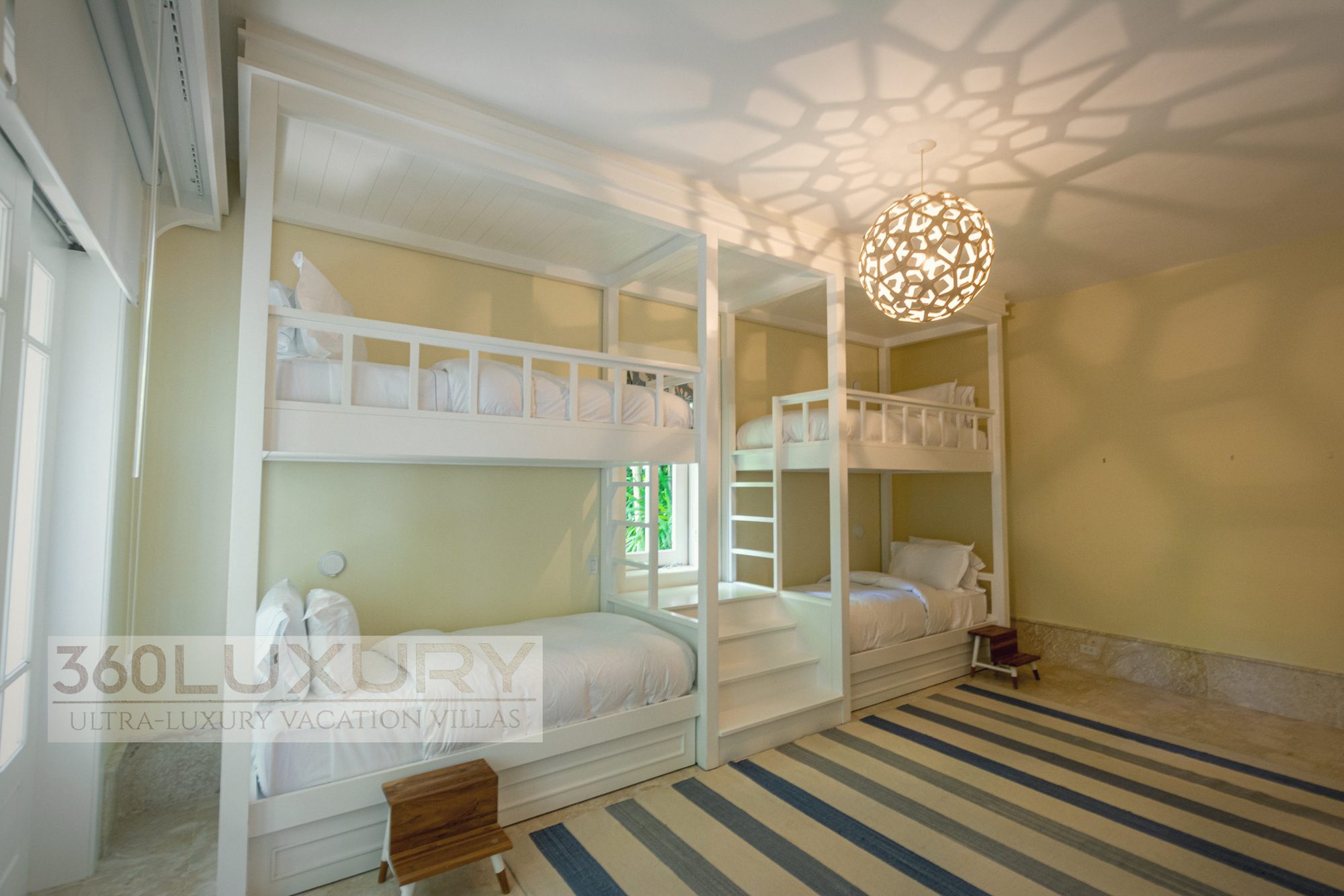 The bunk room. Four beds, built in., Villa Bellarive, Casa de Campo