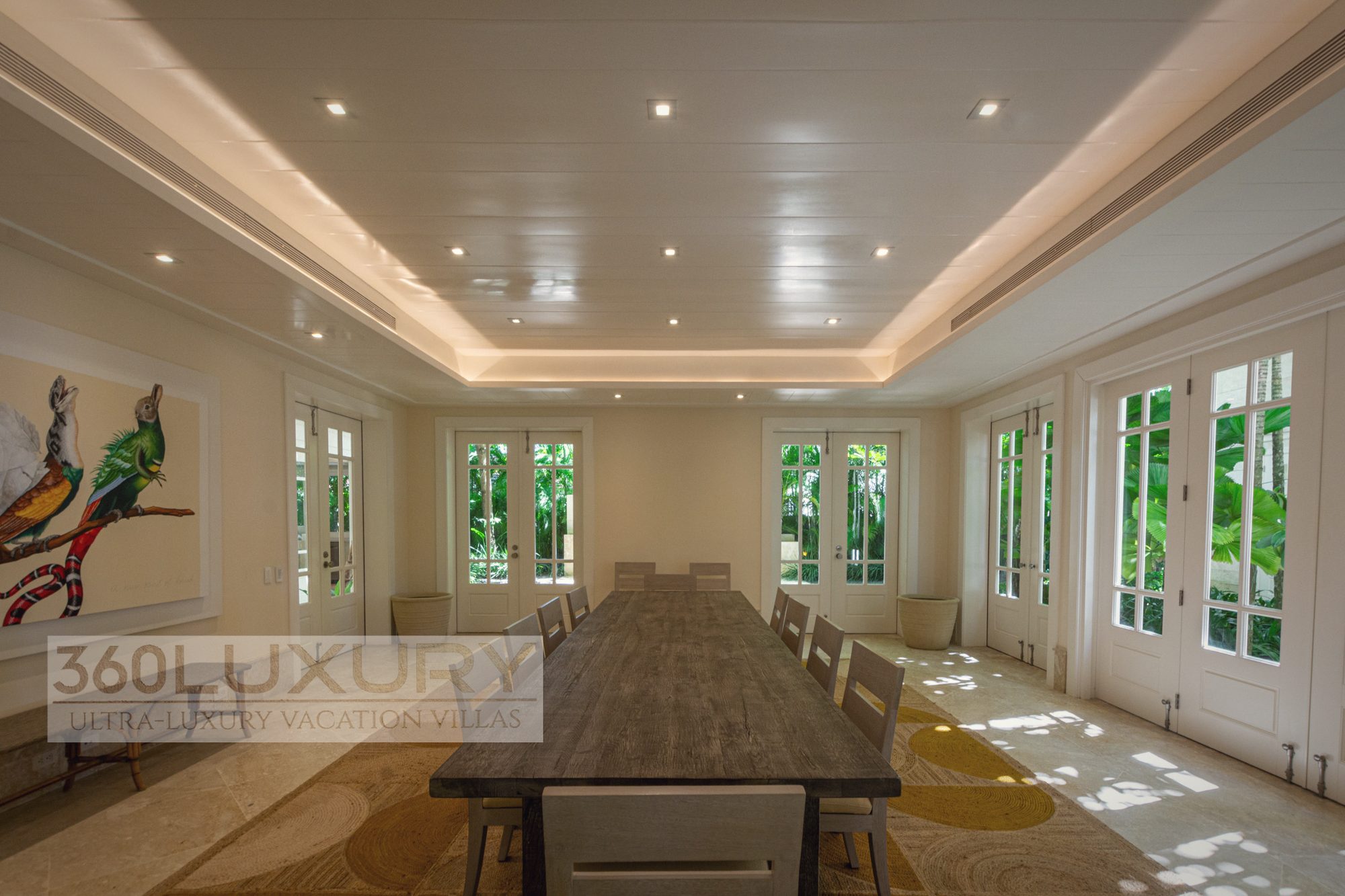 The dining room, Villa Bellarive, Casa de Campo
