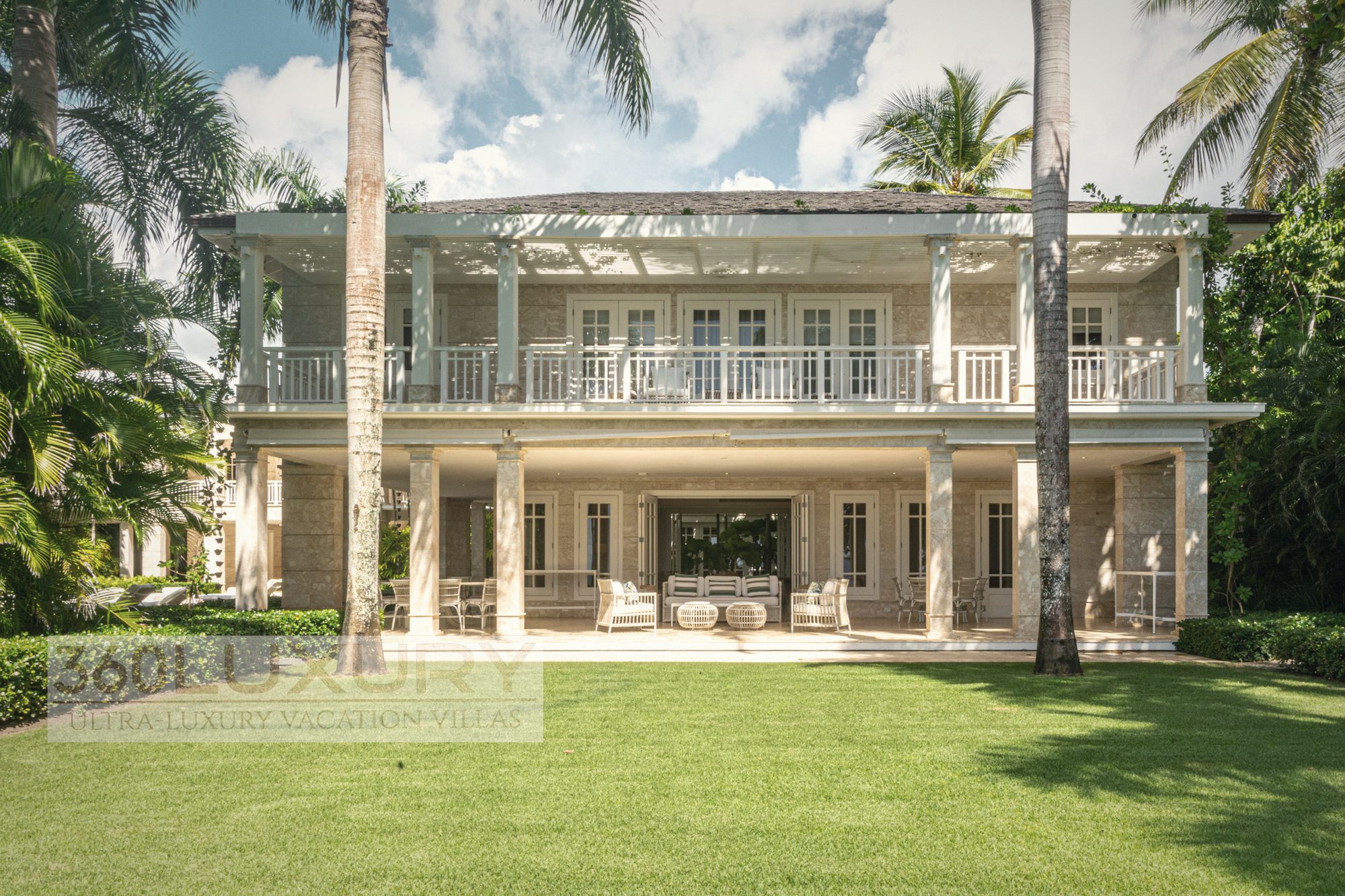 The garden front, Villa Bellarive, Casa de Campo