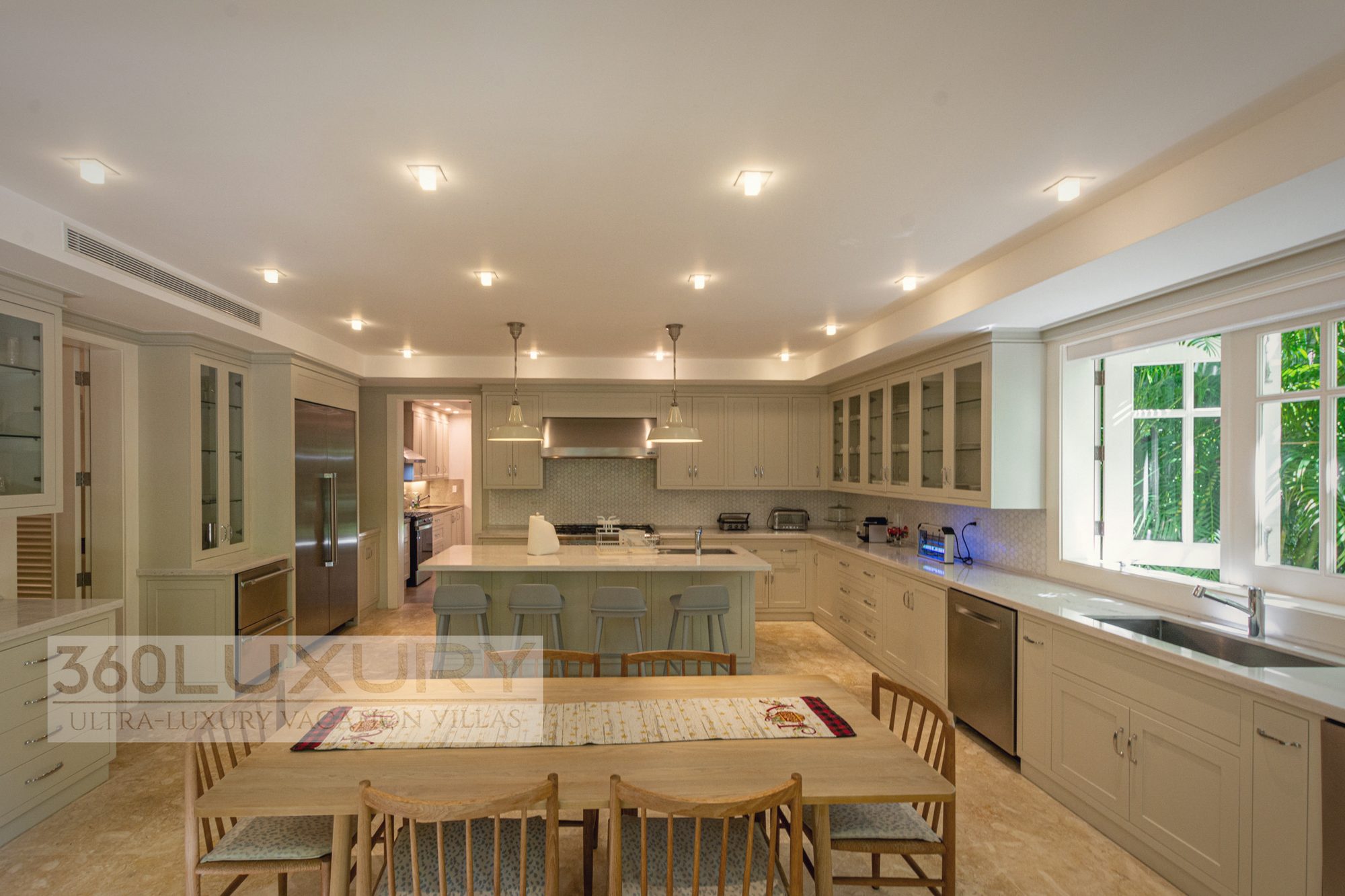 The kitchen, Villa Bellarive, Casa de Campo