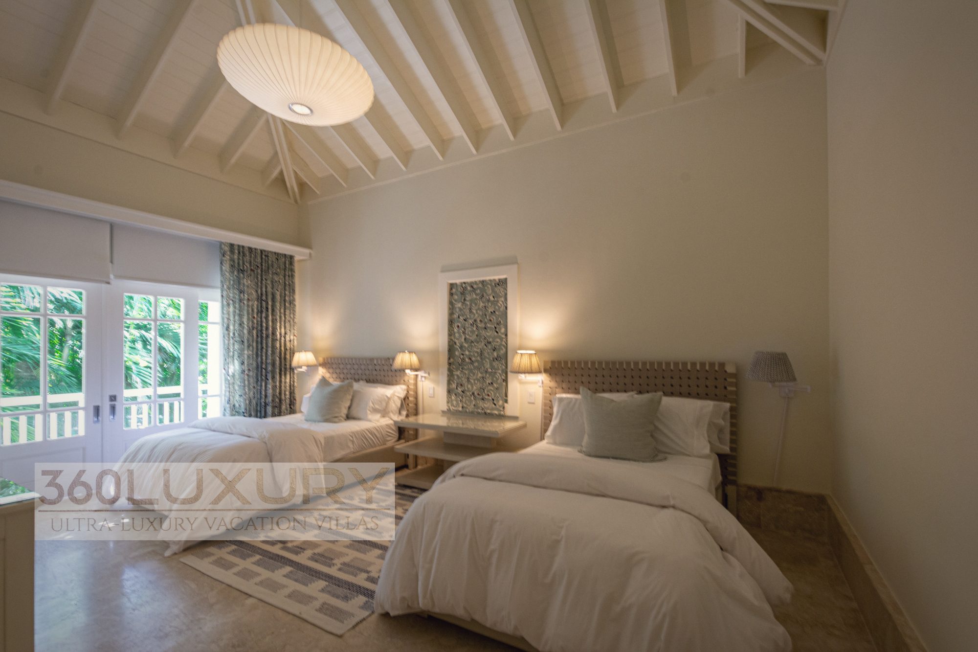 A twin room, Villa Bellarive, Casa de Campo